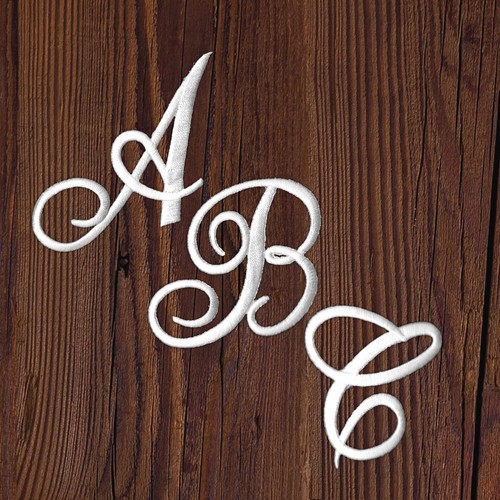 Iron script letter - iron,