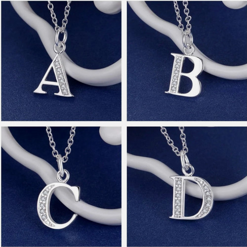 925 sterling silver - 925, initial