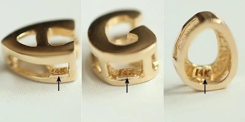 Real 14k yellow gold solid - real,